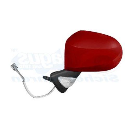 Retroviseur Electrique Gauche Rouge Pour Renault Modus 08 -
