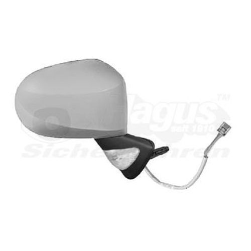 Retroviseur Electrique Droit Gris Metal Pour Renault Modus 08 -