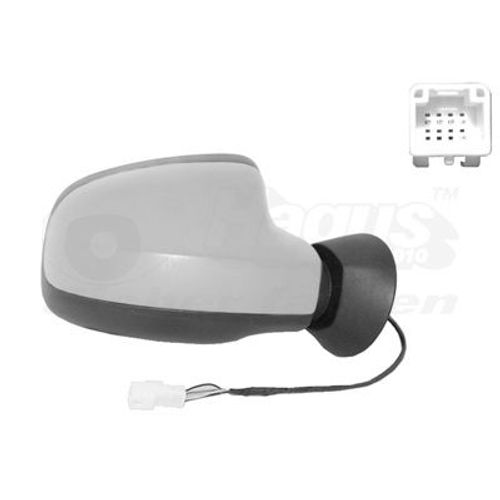 Retroviseur Electrique Droit Gris Metal Pour Dacia Logan 9/04 - 08