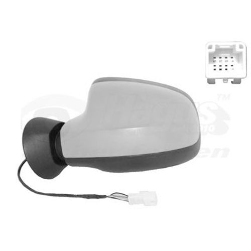 Retroviseur Electrique Gauche Gris Metal Pour Dacia Logan Pickup 9/08 - 13