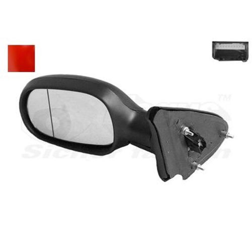 Retroviseur Electrique Gauche Rouge Pour Renault Megane - 10/02