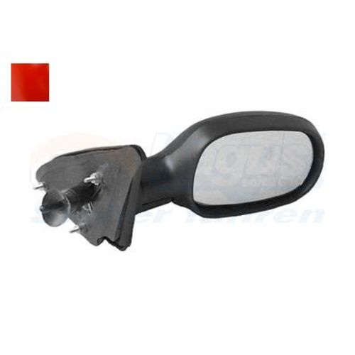 Retroviseur Droit Rouge Pour Renault Megane - 10/02