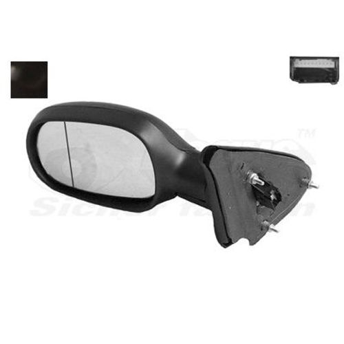 Retroviseur Electrique Gauche Noir Pour Renault Megane - 10/02