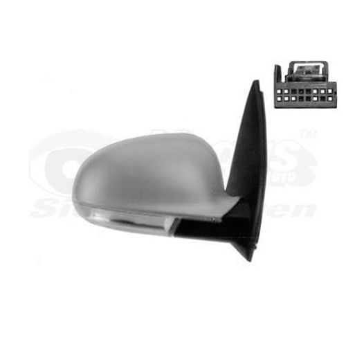 Retroviseur Electrique Droit Gris Metal Pour Volkswagen Golf V Gt/Gti 04 - 09