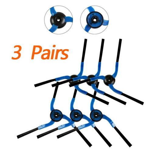 Brosses Latérales De Remplacement Universelles, 3 Paires, Pour Samsung Navibot Robot Vc Rm84V Sr8845, Modèles Scooba 9109-May14A28976