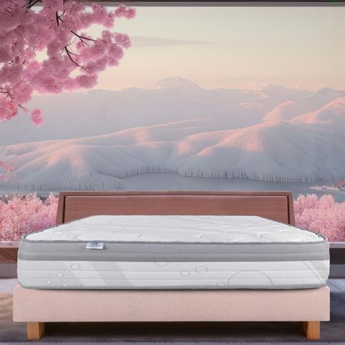 Matelas - Prestigelux - 140x190 Cm - Mousse Memosoft100 - Ferme - Indépendance Du Couchage