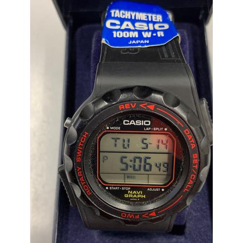 Montre Casio Vintage Rw100 - Tachymètre - Chronomètre -Alarme 