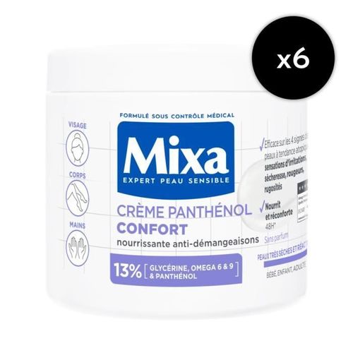 [Lot De 6] Crème Panthénol Confort 400ml 
