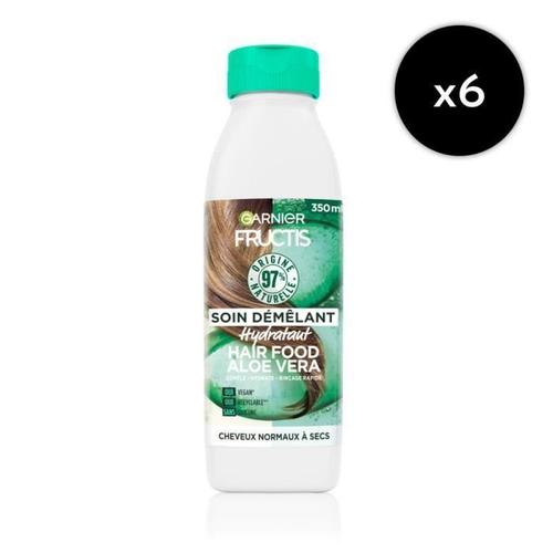 [Lot De 6] Démêlant Hair Food Hydratant Aloe Vera Fructis 350ml 