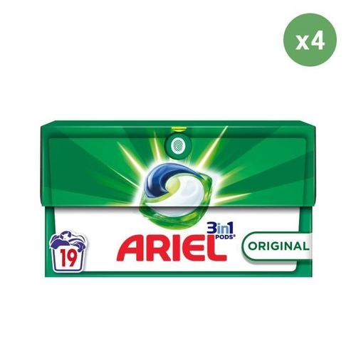 4x19 Pods Original, Lessive En Capsules Ariel