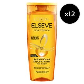 [Lot De 12] Shampooing Lissant Liss-Intense Elsève 350ml 
