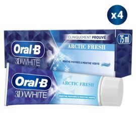 4 Dentifrices Oral-B Arctic Fresh 75 Ml 