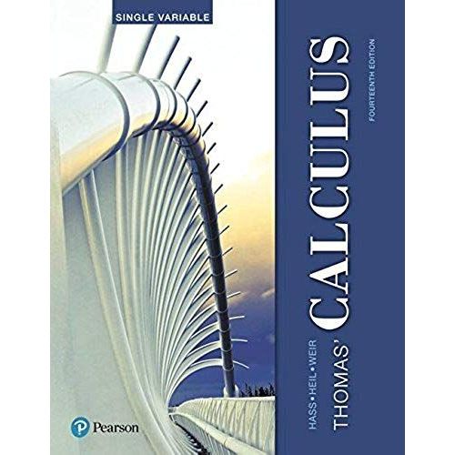 Thomas' Calculus, Single Variable