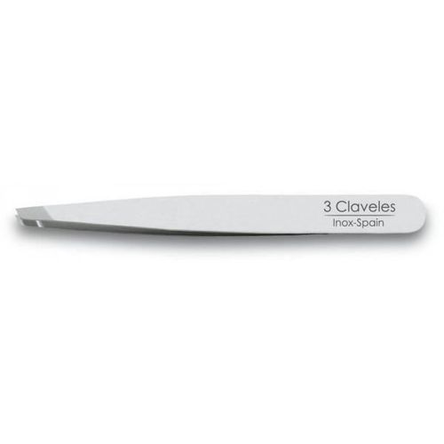 3 Claveles Pince À Epiler Biais 10,5 Cm 80103 - Pour Une Epilation Précise 