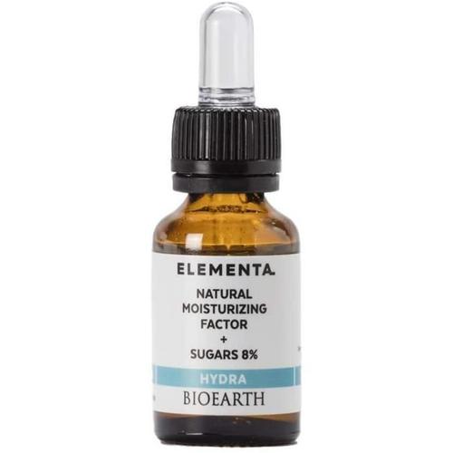 Bioearth Elementa Booster Visage Sérum Naturel Hydratant Factor + Sucres 8% Hydratante 15 Ml Fabriqué En Italie Bio Végétalien 