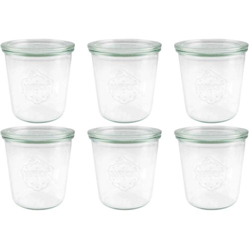 Weck Lot De 6 Bocaux 580ml
