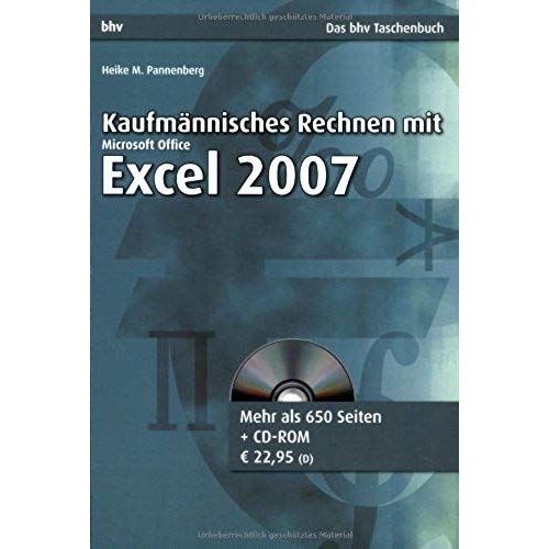 Kaufmännisches Rechnen Mit Microsoft Office Excel 2007