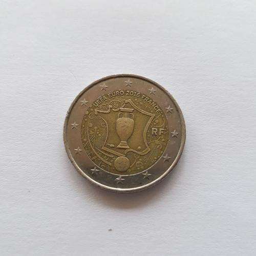Pièce 2€ Commémorative Coupe De L' Uefa Euro 2016 France