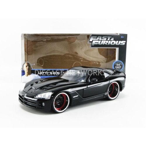 Jada Toys 1/24 - Dodge Viper Srt-10 - Letty - Fast And Furious - 30731bk-Jada Toys