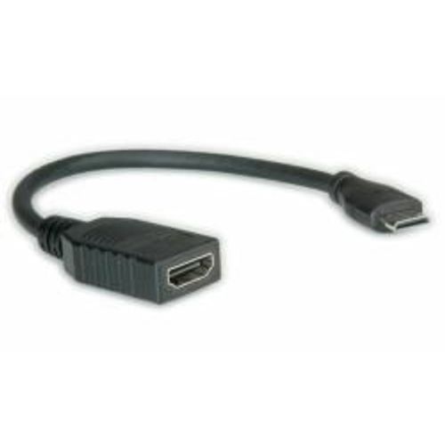 Roline Câble Hdmi High Speed Avec Ethernet, Hdmi F - Mini Hdmi M 0,15