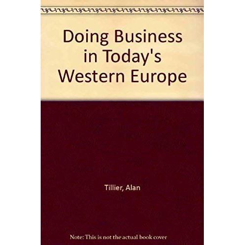 Doing Business In Today's Western Europe