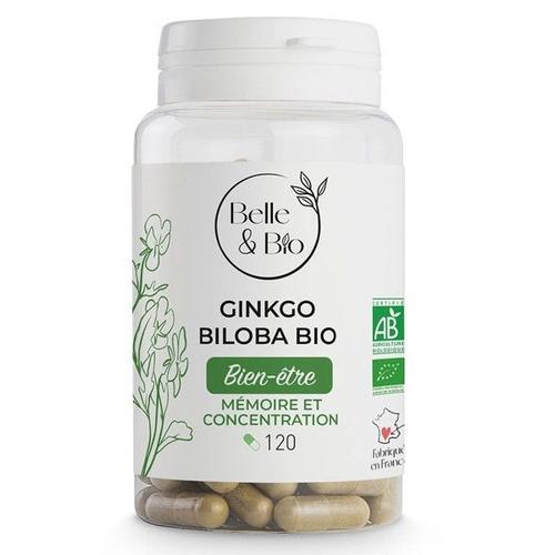 Ginkgo Biloba Bio 120 Gélules - Circulation Et Mémoire 