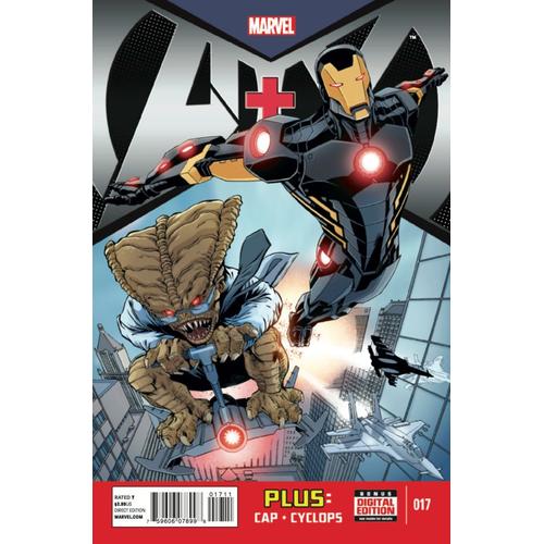 A Plus X # 17 ( Of 18, V.O. 2014 ) ** Broo & Iron-Man ** Captain America + Cyclops ! A + X