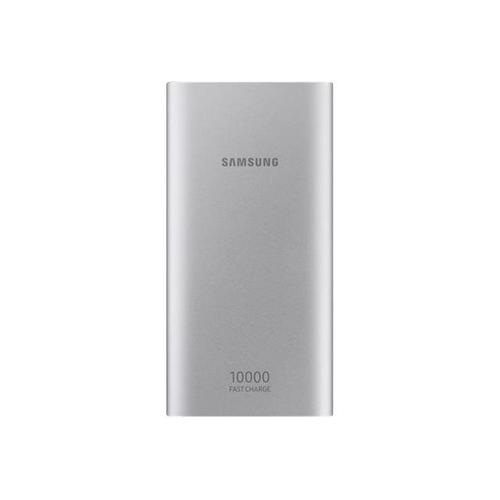 Samsung Eb-P1100b - Banque D'alimentation - 10000 Mah - 2 A - Fc - 2 Connecteurs De Sortie (Usb) - Sur Le Câble : Micro-Usb - Argent