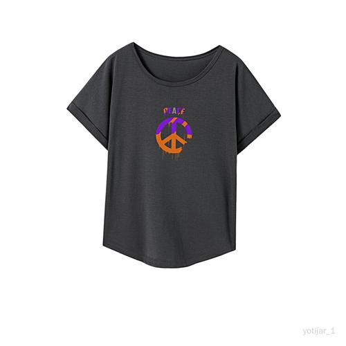 T-Shirt Femme Vêtements D'été T-Shirt Pour Camping Marche Vacances