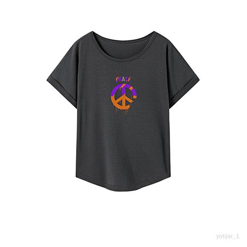 T-Shirt Femme Vêtements D'été T-Shirt Pour Camping Marche Vacances