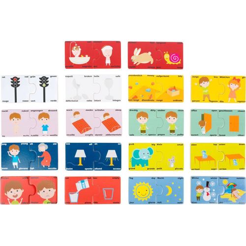 Puzzle ?Ducatif En Bois - Les Contraires - 10680