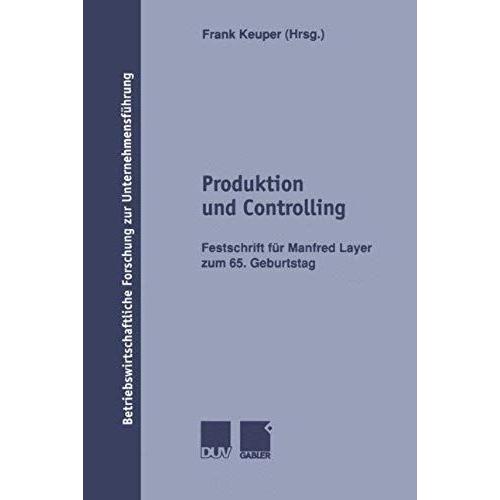 Produktion Und Controlling