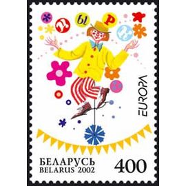 1 Timbre Neuf Europa Bielorussie 2002