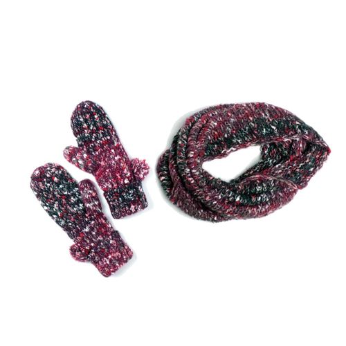Echarpe Et Moufles Femme Lot De 2