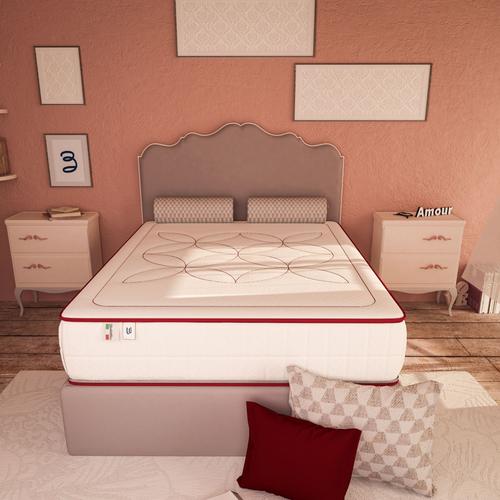 Matelas Amour 120x200cm Mousse- Mémoire De Forme 24 Cm Épaisseur- Soutien Ferme