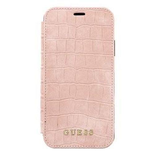 Etui Pour Iphone Xr 6,1 Guess Croco Rose