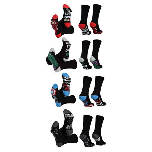 Chaussettes Avengers Pack De 8 Paires