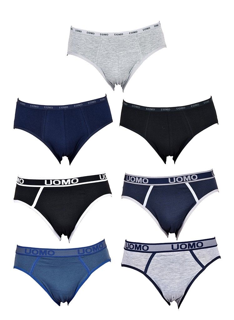 Boxer Homme Confort Uomo En Coton -Assortiment Modèles Photos Selon Arrivages- Pack De 9 Slips Surprise Coton