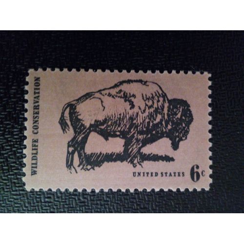 Timbre Etats-Unis Yt 895 Bison D'amérique 1970 ( 061112 )