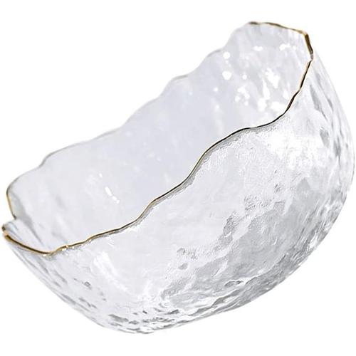 One Color Bowl, Récipient De Salade De Vitre Ménage Conteneur Multifonctionnel Conteneur Transparent For Les Fruits Et Les Légumes Desserts Bol De Noix (Size : Small)