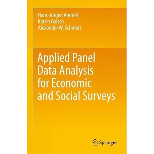 Applied Panel Data Analysis For Economic And Social Surveys