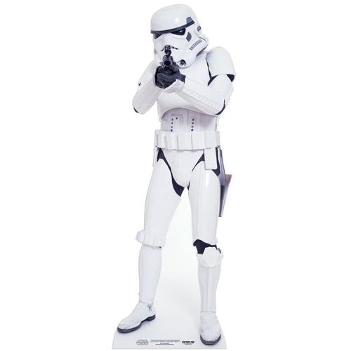 Star Cutouts - Stsc472 - Star Wars : Stormtrooper ( Silhouette Carton Grandeur Nature / Stand-Up : 183 X 66 Cms - 5060219945504 )