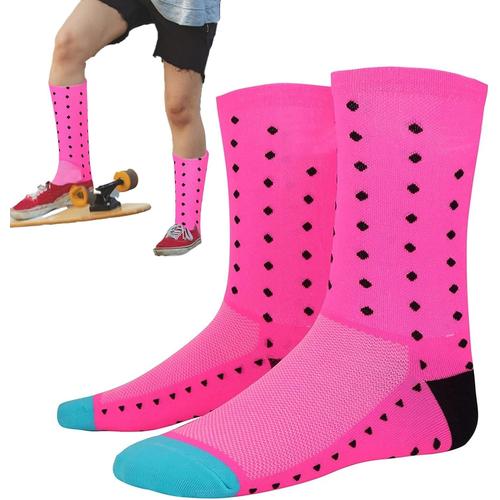 Chaussettes De Cyclisme 3d En Nylon Respirant Absorbant La Transpiration Pour Homme Et Femme