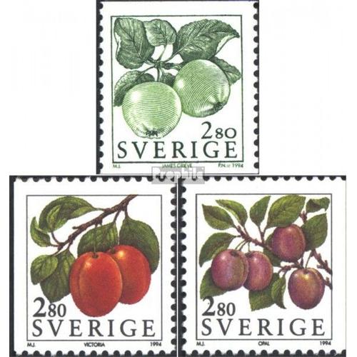Suède 1808-1810 (Édition Complète) Neuf 1994 Baies Et Fruits