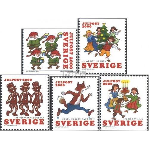 Suède 2202-2206 (Édition Complète) Neuf 2000 Noël