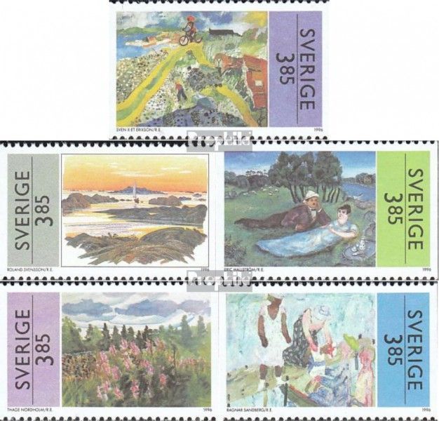 Suède 1945-1949 (Édition Complète) Neuf 1996 Peintures