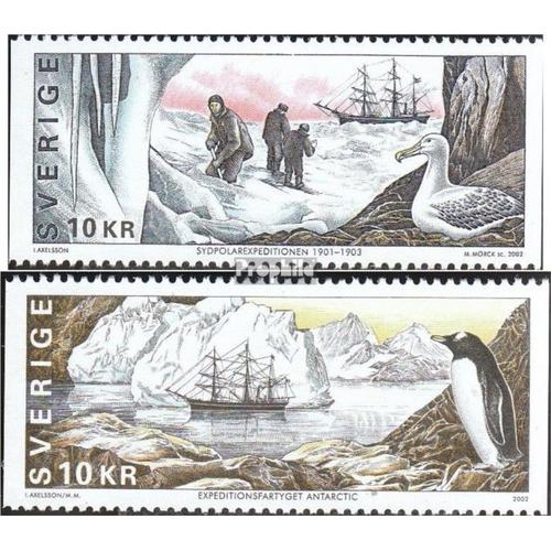 Suède 2271-2272 (Complète Edition) Neuf Avec Gomme Originale 2002 Antarktisexpedition