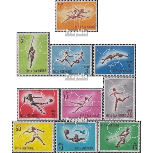 San Marin 782-791 (Complète Edition) Neuf Avec Gomme Originale 1963 Jeux Olympiques Été?64 Tokyo