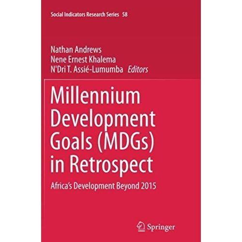 Millennium Development Goals (Mdgs) In Retrospect