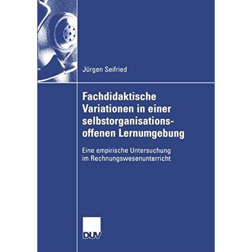 Fachdidaktische Variationen In Einer Selbstorganisationsoffenen Lernumgebung